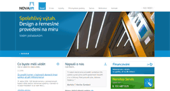 Desktop Screenshot of novalift.cz